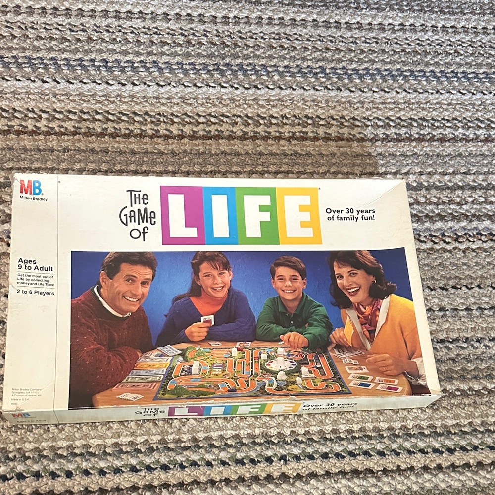 Retro Vintage Board Game, ‘The Game of Life’